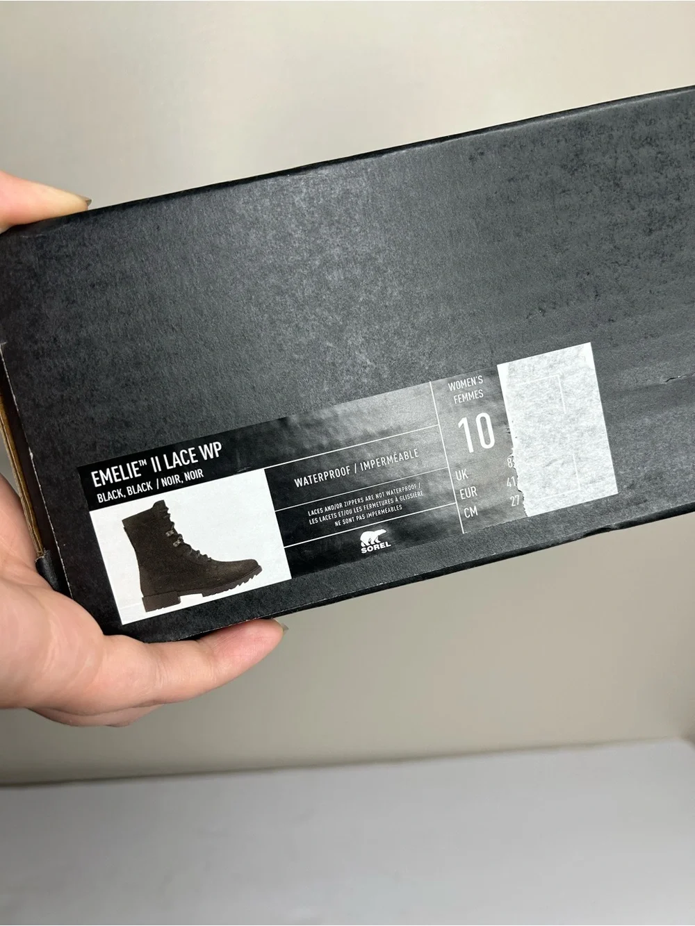 Sorel durable lace